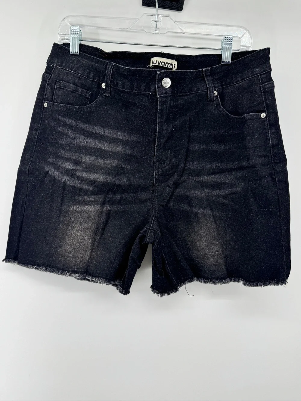 Luvamia Women's High Waisted Denim Shorts